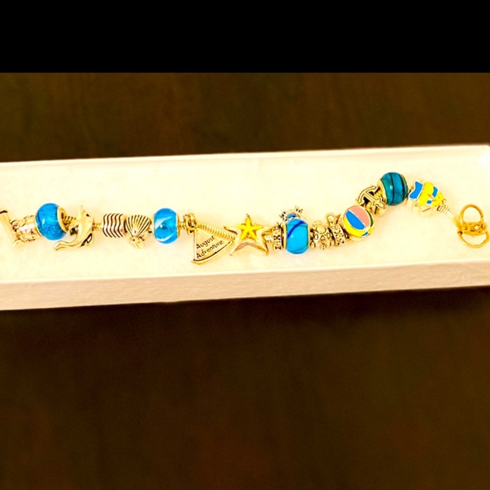Summer charm bracelet